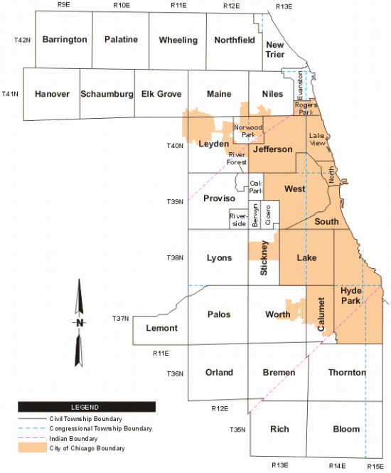 Map Of Cook County - Dallas Madelena